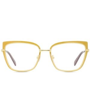 PUCCI Geometric-Frame Glasses - Metallic