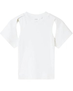 Axel Arigato Cut-Out Short-Sleeve T-Shirt - White