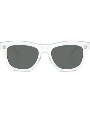 Versace Square-Frame Sunglasses - Grey