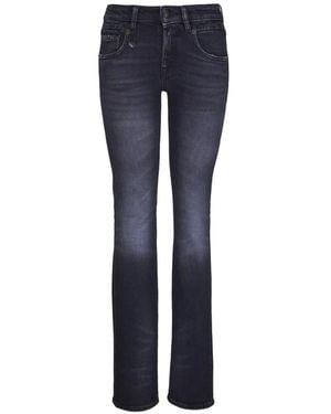 R13 Faded Five-Pocket Jeans - Blue