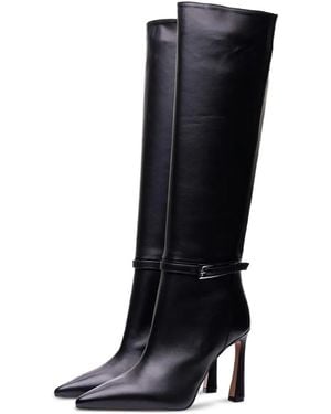 Poche Paris Bottines À Bout Pointu - Black