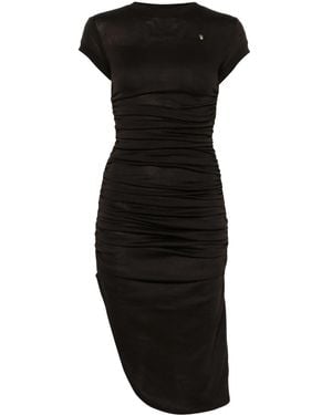 Elena Velez Ruched Mini Dress - Black