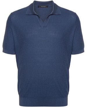 Tagliatore Polo Paco Con Spacco - Blu