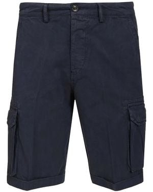 Al Duca d'Aosta Short À Poches Cargo - Blue