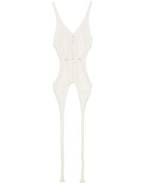 Rick Owens Bodysuit ニットトップ - ホワイト
