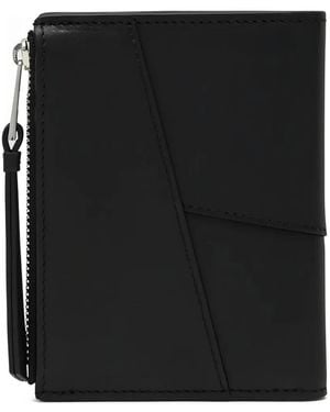 Loewe Zip-Around Panelled Wallet - Black