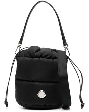 【関税＆送料込み】Moncler 'Caradoc' Bucket Bag In Black Po Moncler Caradoc Bucket Bag | Black | FARFETCH