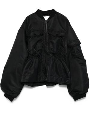 CECILIE BAHNSEN バーディー パッド入り ボンバー ジャケット Cecilie Bahnsen ブラウン Birdie ボンバージャケット ブラック