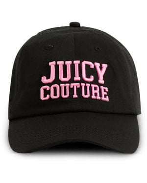 Juicy Couture Logo-Embroidered Cap - Black