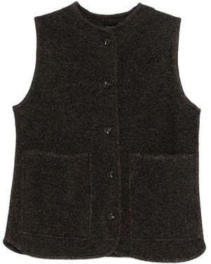 Soeur Chaleco con botones - Negro