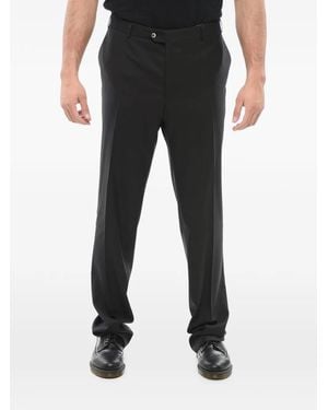 Corneliani Mantua Broek Met Scheerwol - Zwart