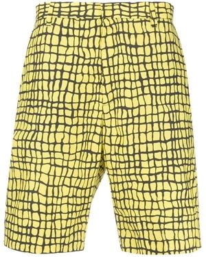 Moschino Abito Con Stampa Grafica - Giallo