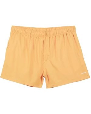 Osklen Short De Bain À Poches Zippées - Natural