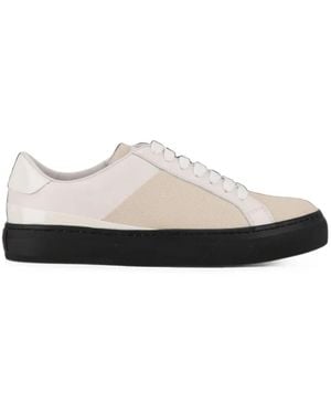 Tod's Paneled Lace-Up Sneakers - White