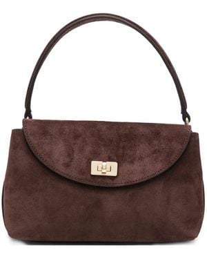 Sandro Le Mini Grand Bazaar Suede Tote Bag - Brown