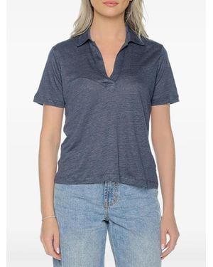 Ecoalf Troms Linen T-Shirt - Blue