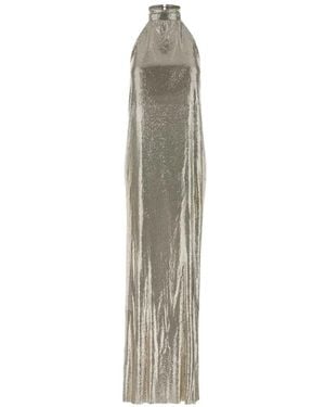 Stella McCartney Halterneck Chainmail Dress - White