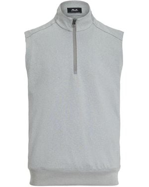 Ralph Lauren Zipped High-Neck Vest - Grey