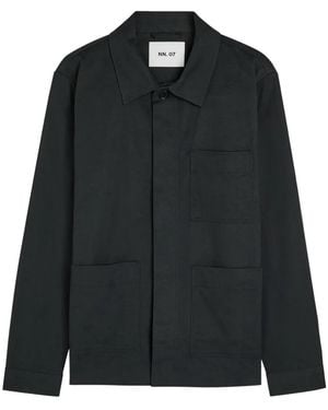 NN07 Buttoned Three-Pocket Jacket - Black