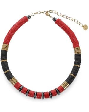 Hijas de Puka Beaded Necklace - Red