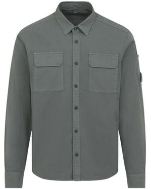 C.P. Company Pocket Cotton Shirt - Grey