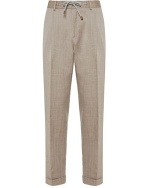 Barba Napoli Drawstring trousers - Grau