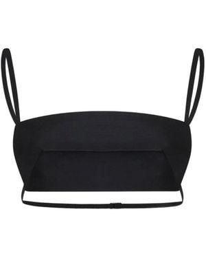 Jil Sander Haut En Soie Faille - Noir
