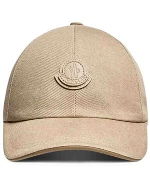 Moncler Casquette À Patch Logo - Neutre