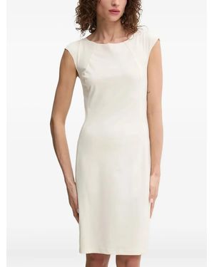Patrizia Pepe Cap-Sleeve Midi Dress - White