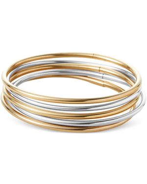 Jenny Bird Zweifarbige Dane Armspangen (5Er-Set) - Weiß