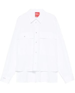 ..,merci Double-Pocket Shirt - White