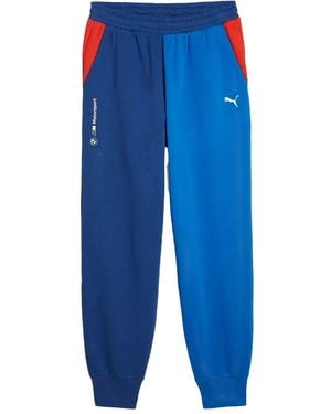 PUMA X Bmw Motorsport Colourblock Logo Trousers - Blue