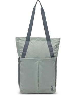 Jack Wolfskin Zoya Logo-Print Panelled Backpack - Blue