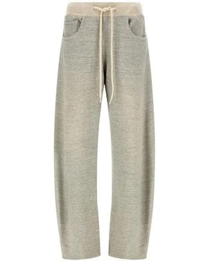 R13 Darted Barrel-Leg Track Pants - Gray