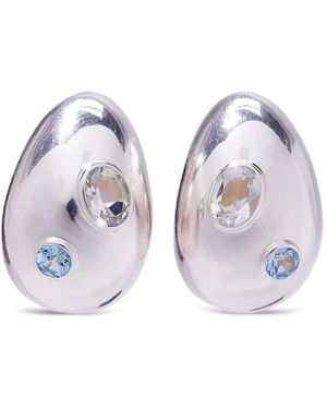 Lizzie Fortunato Arp Earrings - White