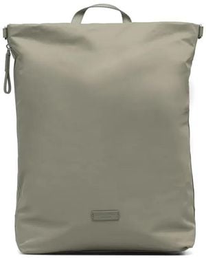 Marc O' Polo Mochila Con Placa Del Logo - Gris