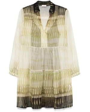 Liu Jo Motif Mini Dress - Natural