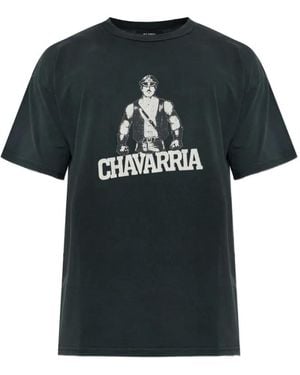 Willy Chavarria Graphic-Print T-Shirt - Black