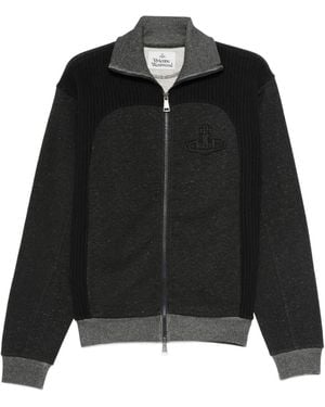 Vivienne Westwood オーブ ジップ スウェットシャツ - ブラック