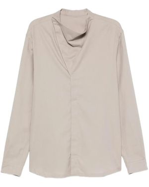 Rick Owens Hemd mit Stehkragen - Weiß