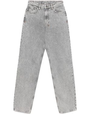 Ksubi Playback Dime Krystal Trashed Jeans - Gray