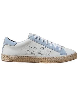 P448 John Corda Port Espadrille-Sole Sneakers - White