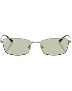 Ray-Ban Occhiali Da Sole Rettangolari - Metallizzato