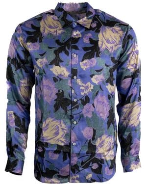 ERL Floral Shirt - Blue
