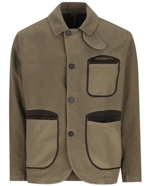 Massimo Osti Studio Logo-Print Jacket - Green