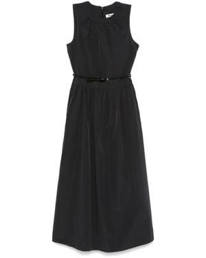 DKNY Belted Midi Dress - Black