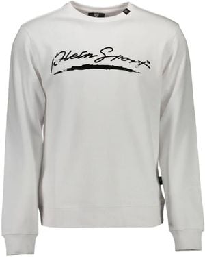 Philipp Plein Logo-Print Jumper - Grey