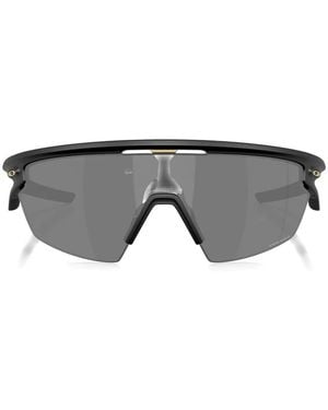 Oakley Sphaera Shield-Frame Sunglasses - Gray