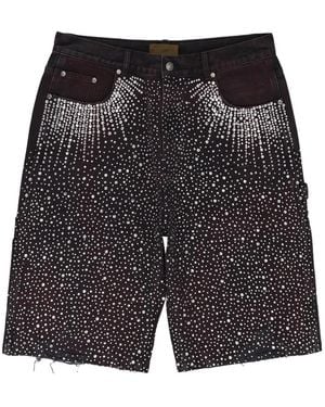 BIRTH OF ROYAL CHILD Embellished Shorts - Black