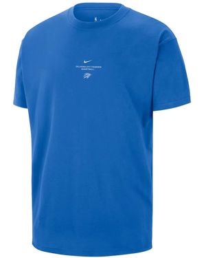 Nike X Nba Oklahoma City Thunder T-Shirt - Blue